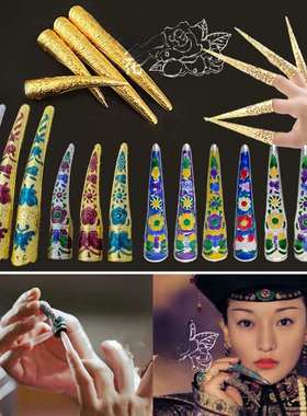 新疆包邮古代装指甲套假长护甲套宫廷延禧攻略如懿传同款古风皇后