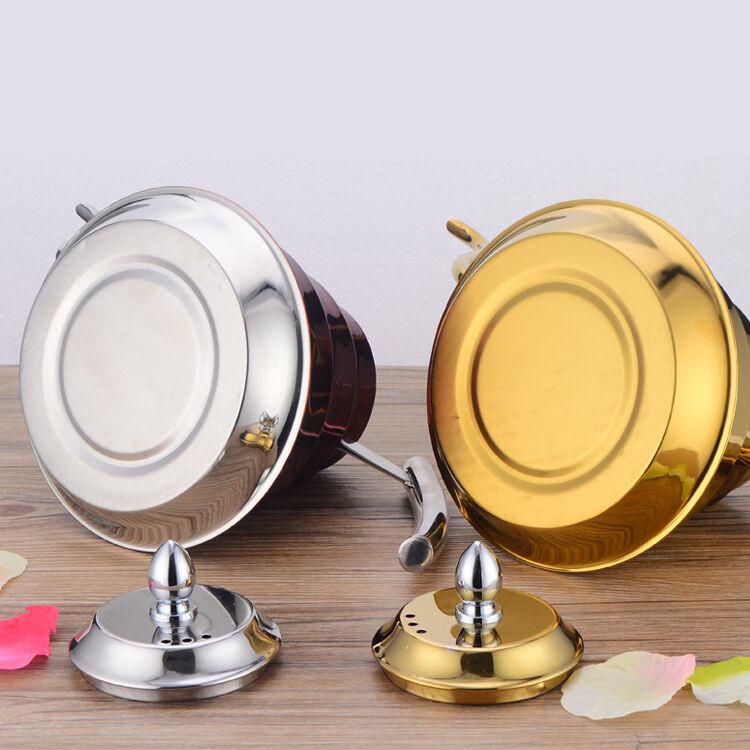 不锈钢烧水壶电磁炉茶具泡茶壶带滤网小茶壶细口长嘴咖啡手冲壶 - 图1