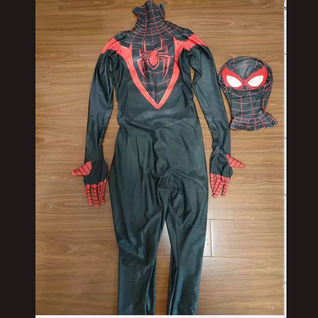 Halloween Adults Kids Spiderman PS5 Miles Morales Advanced T - 图2