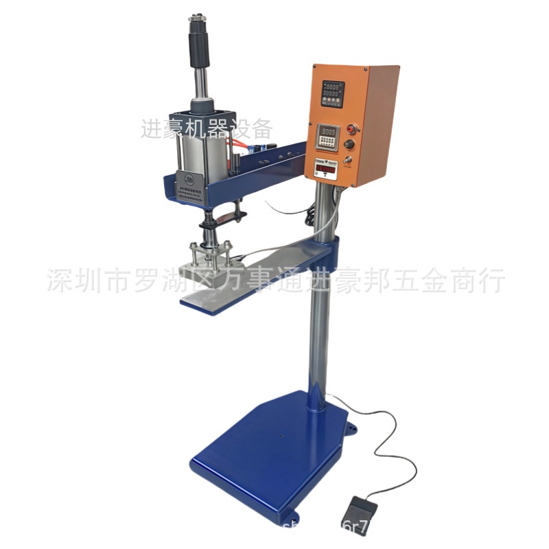 气动自动卷纸烫金机皮革成品包包手袋胶筐鞋子压花机工作台加大行 - 图2