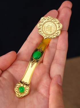 如意摆件合金吉祥事事如意客厅玄关家居卧室装饰工艺品办公室摆设