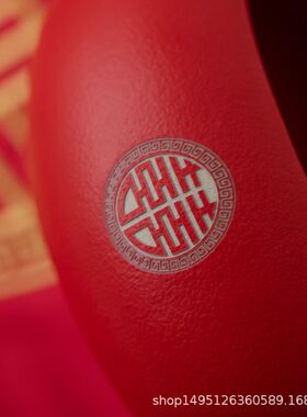 婚庆新房烟灰缸喜庆用品家用客厅个性3陶瓷喜字烟缸陪嫁用品新房