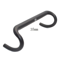 e Carbon fiber road bike bend to take 35mm large caliber car handle riding accessories Carbon unmarked internal routing