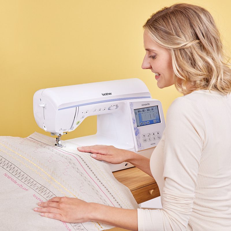 兄弟缝纫机NV2700电脑绣花机一体机多功能刺绣机全自动智能拼布机,淘宝优惠券,粉丝福利购,淘宝优惠卷