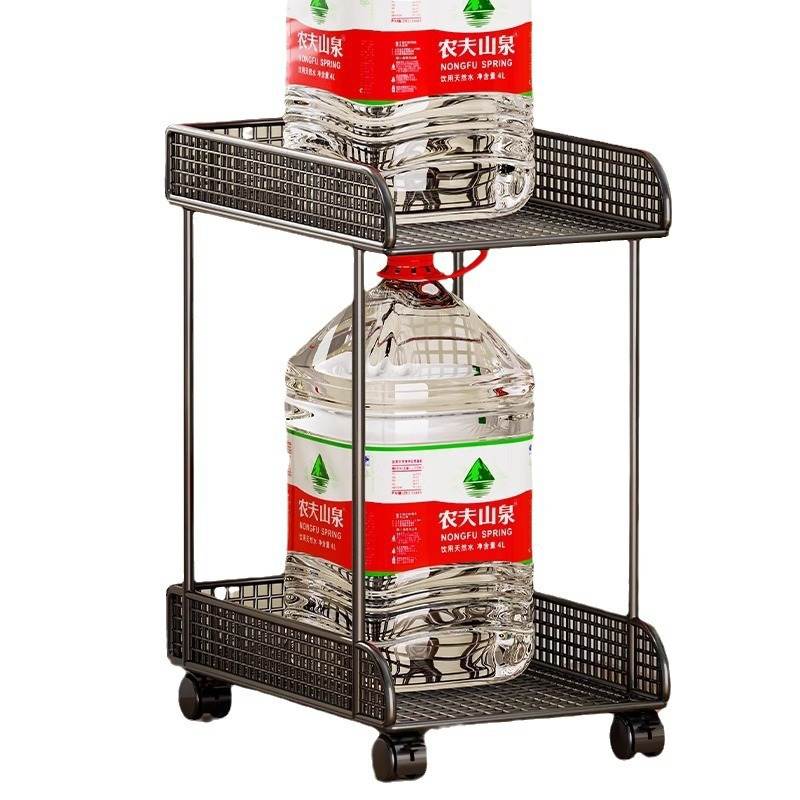 Computer host bracket chassis storage rack desktop placement chassis rack bracket base two-layer tray under the table