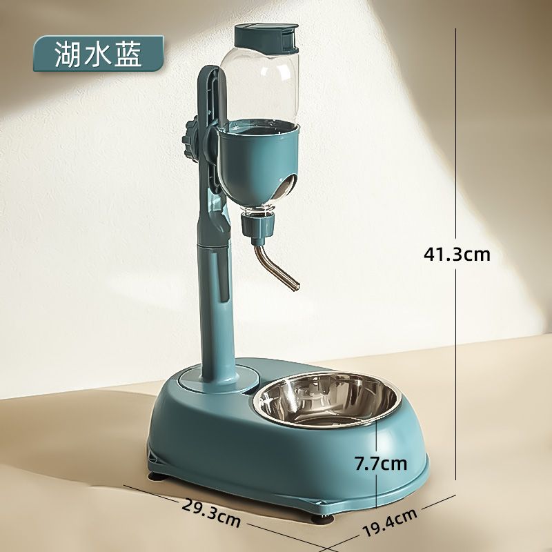 狗狗喝水器不湿嘴饮水机自动挂式悬挂喂食碗喂水水壶猫咪宠物用品 - 图1