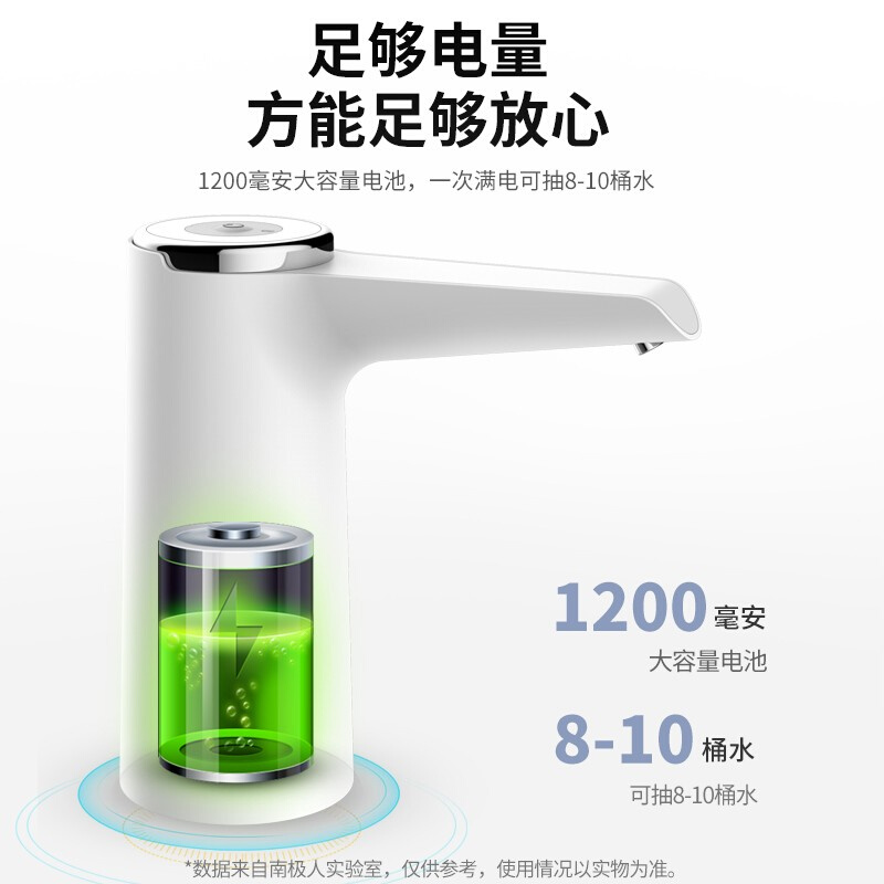 电动抽水器家用压水器桶装水纯净水桶取水器大水量自动上水器静音-图0