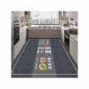 The new diatom mud wipeable, washable and absorbent special carpet floor mats for the kitchen are fully covered with waterproof and oil-proof kitchen floor mats.