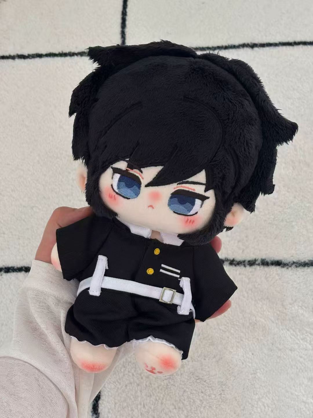 ดาบพิฆาตอสูร: Kimetsu No Yaiba Muichiro Giyu ตุ๊กตาผ้าฝ้ายขนาด 20 ซม. Tanjiro ตุ๊กตาผ้าพลัช ตุ๊กตาแต่งตัว สินค้าอนิเมะ