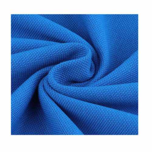 32s经典单珠地180g校服仿衫棉面料网眼布工装地针织珠干POLO速 - 图3