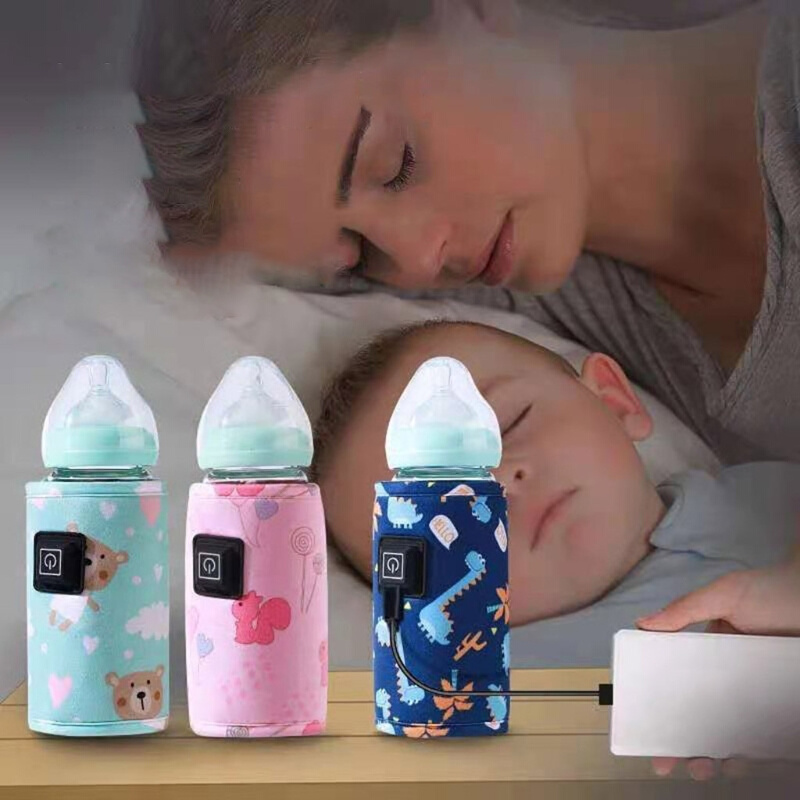 Portable USB Baby Bottle Warmer Travel Milk Warmer Infant Fe - 图0