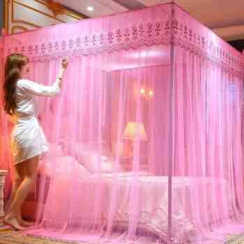 蚊帐架子杆子蚊帐支架家用宫廷落地蚊I帐支架 P单买单蚊帐帐纱,淘宝优惠券,粉丝福利购,淘宝优惠卷