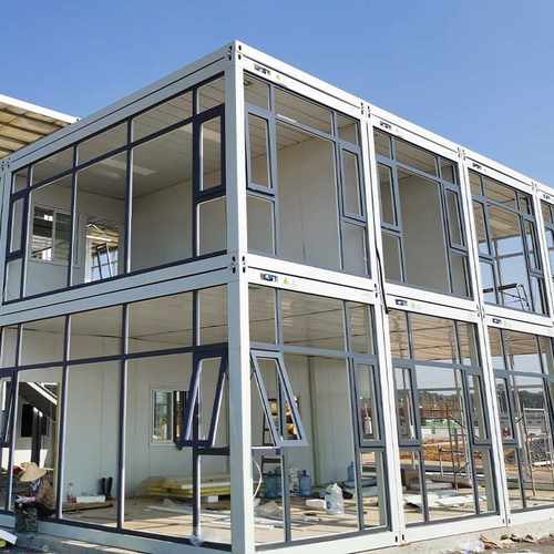 简易快拼箱彩钢箱板房拼装式集装箱住房活动农村组合房屋办公室人 - 图2