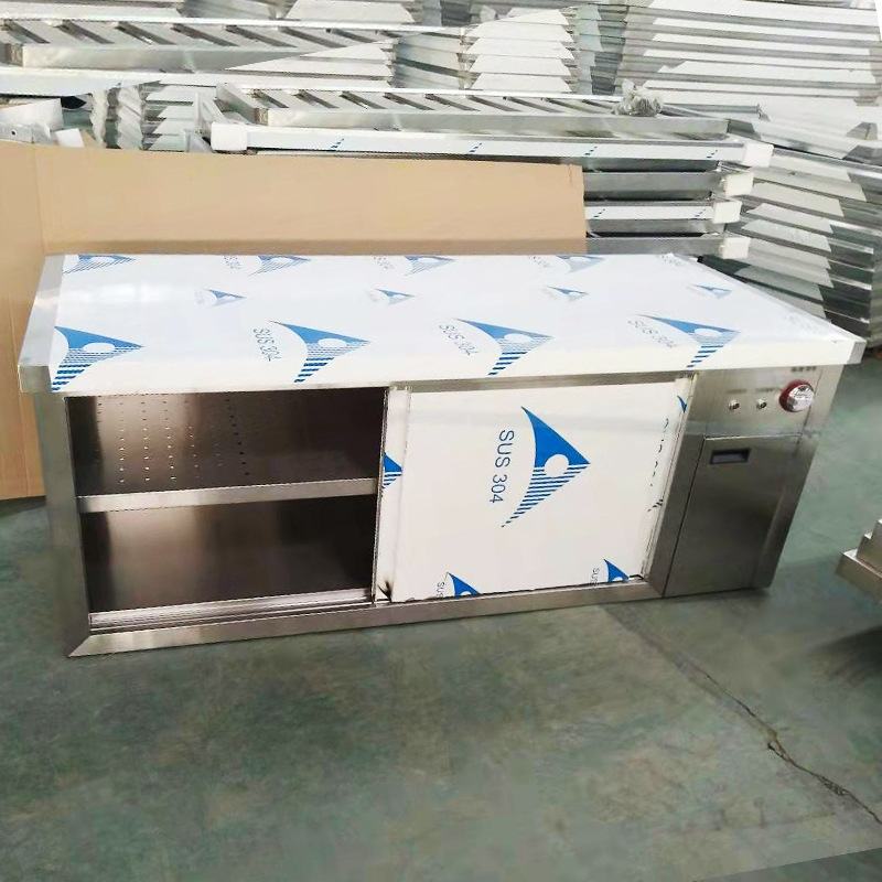 不锈钢暖碟台  商用不锈钢拉门保温柜 热风循环暖盘柜厨房操作台,淘宝优惠券,粉丝福利购,淘宝优惠卷