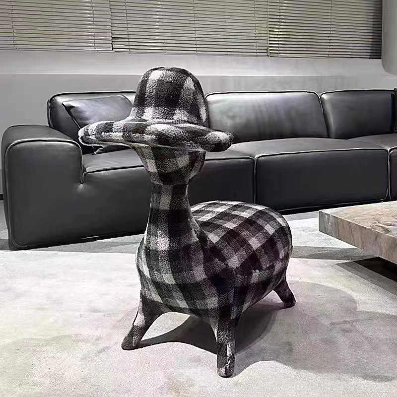 唐老鸭动物座凳手机椅客厅搭配凳子丑小鸭休闲椅中古美式小众设计,淘宝优惠券,粉丝福利购,淘宝优惠卷