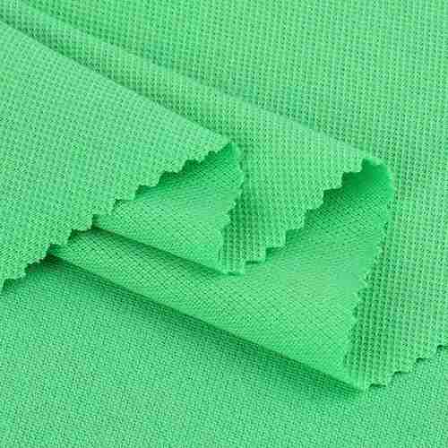 32s经典单珠地180g校服仿衫棉面料网眼布工装地针织珠干POLO速 - 图1