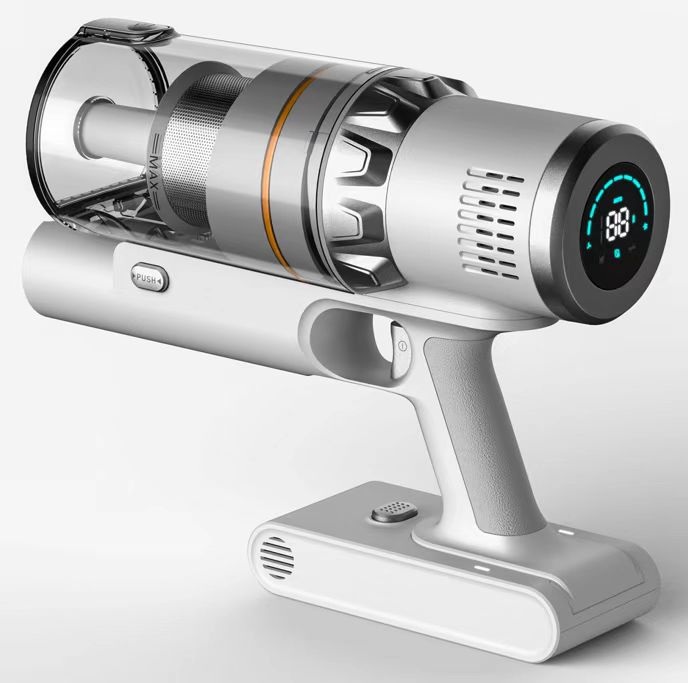 新款跨境小型家用手持吸尘器 定制多功能床上除尘强力枪式吸尘机,淘宝优惠券,粉丝福利购,淘宝优惠卷