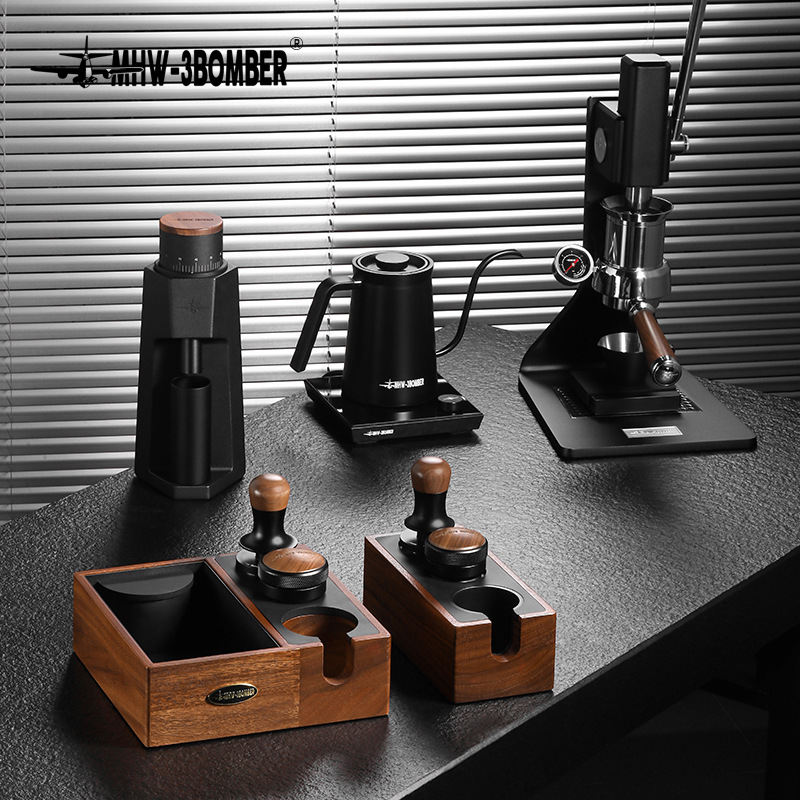 MHW-3BOMBER ที่วางด้ามจับกล่องรองรับเศษกาแฟแบบอเนกประสงค์สำหรับบาร์กาแฟในครัวเรือน