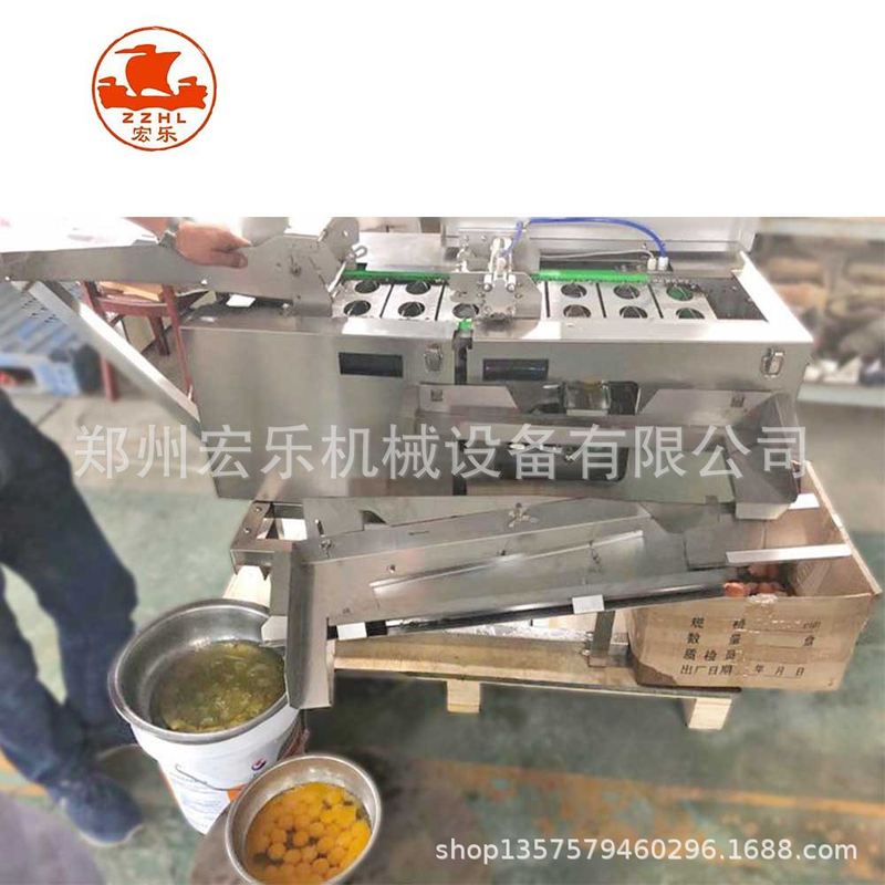 双排鸡蛋敲蛋机 鸡蛋磕蛋机 打蛋机 不锈钢蛋白蛋黄分离机设备,淘宝优惠券,粉丝福利购,淘宝优惠卷