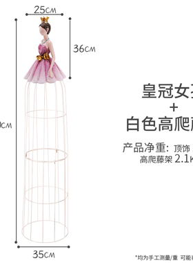 定做爬藤架支架室外月季铁艺架子阳台花园布置铁线莲架园艺庭院花