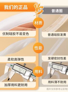 高压锅密封圈零件通用配件盖子内皮圈带子垫圈橡胶皮圈22/24/26cm
