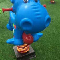 Kindergarten Outdoor District Park Children Rocking Horse Outdoor Pleasure Facilities Double Spring Stilts Shake Lz 