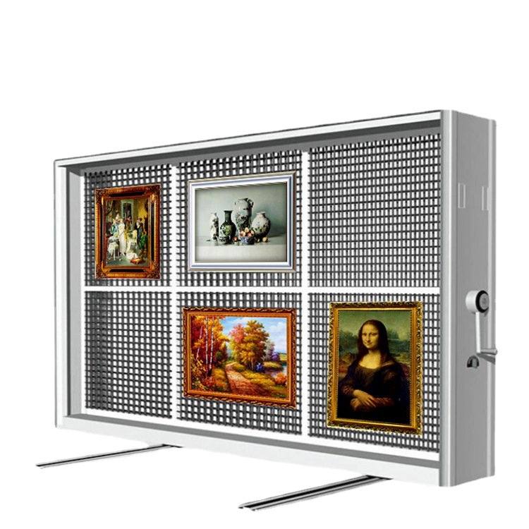 Warehouse Calligraphy and Painting Compact Cabinet Mobile Calligraphy and Painting Storage Rack Museum Antique Oil Painting Compact Rack New Product Recommendations