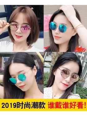 2025新款时尚近视偏光墨镜潮女带有度数防紫外线小脸可配太阳眼镜