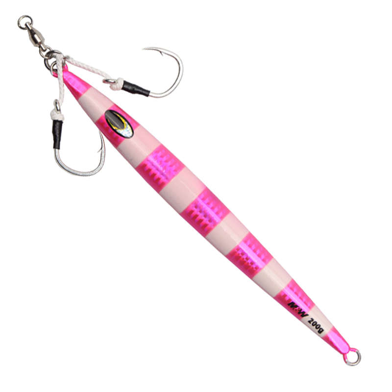 MW JIGGING利箭2代海钓慢摇夜光假饵快抽南油章红路亚长型铁板饵 - 图2