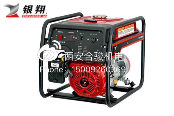 银翔4KW 6KW 10KW汽油发电机YX4500 YX6500 YX10000EDS汽油发电机 - 图0