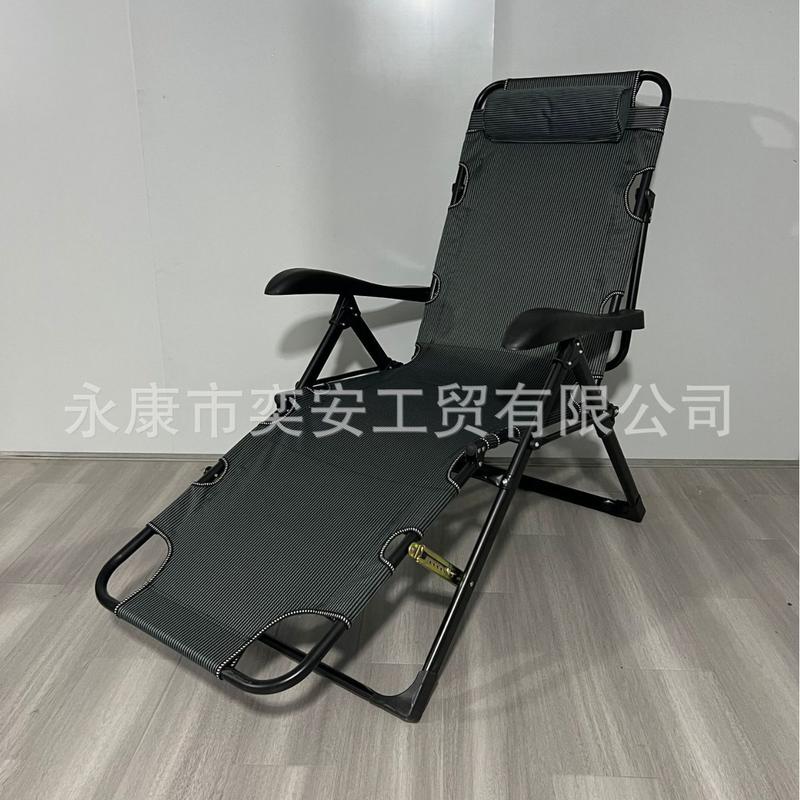 折叠躺椅午休椅办公室午睡家用户外靠背阳台休闲专用懒人靠椅神器 - 图0