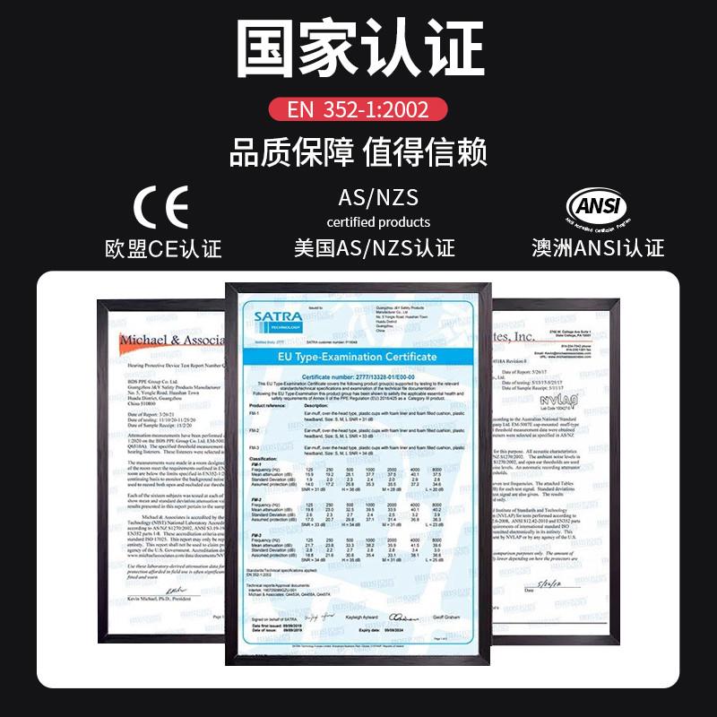 隔音耳罩超强降噪睡眠防噪音神器睡觉专用工业级头戴式吵静音耳机 - 图2