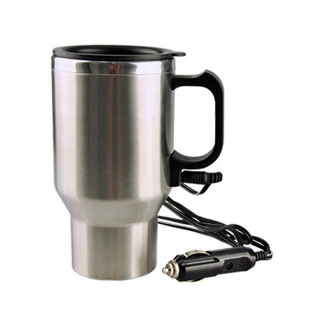 Car water cup 12V car heating thermos cup car electrical appliance 500ml car bottle
