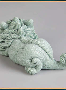 器物志貔貅办公桌面玄关砂石青宠摆件造景精品茶可养摆设装饰鱼缸