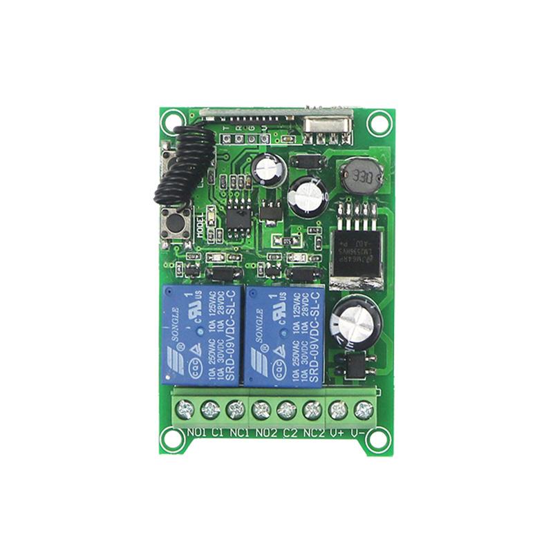 6v-36v2a宽电压无线遥控开关直流微型低压接收控制器模块led灯1路 - 图0