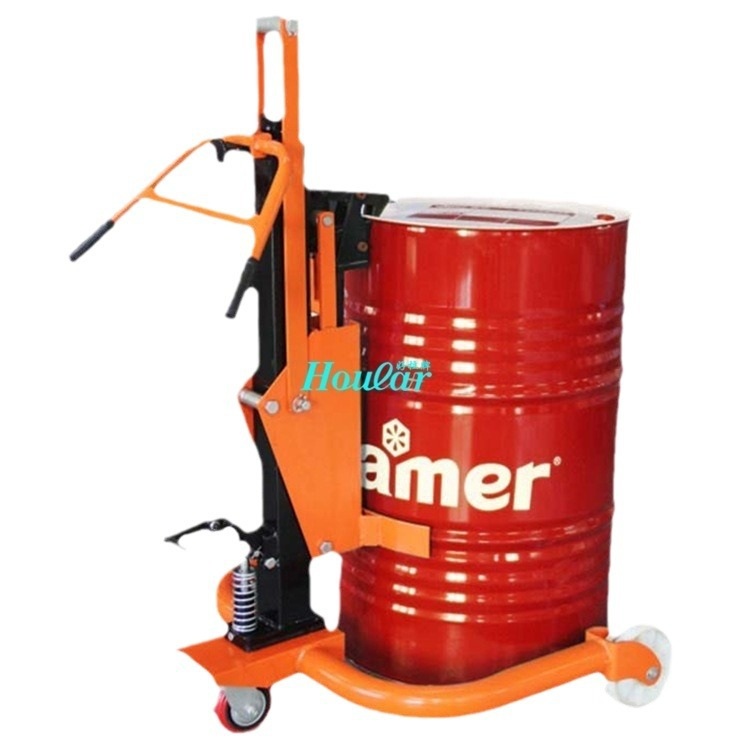 现货供应YTC0.3A牛力液压油桶搬运车300kg手推油桶手推车油罐小车,淘宝优惠券,粉丝福利购,淘宝优惠卷