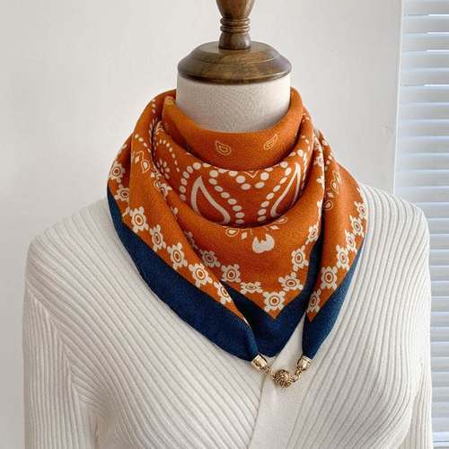 羽绒服领子衣领防脏脖套脖领防脏围巾护领围巾棉服三角套头神器 - 图0