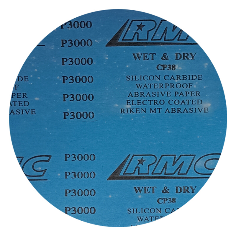 RMC耐水圆形砂纸金相砂纸直径200mm220mm225mm230mm砂纸砂皮 - 图0