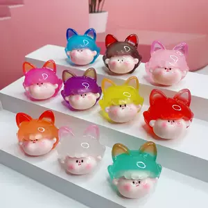 ของประดับหัวแมวเรืองแสงสุดครีเอท ลิลิธ งาน DIY เรซิ่นน่ารัก จี้พวงกุญแจรถยนต์ ของตกแต่งสุดเทรนด์