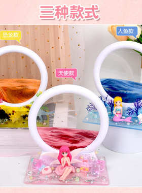 简约现代潮流轻奢高档流沙海浪摆件玄关乔迁客厅电视柜办公室礼物