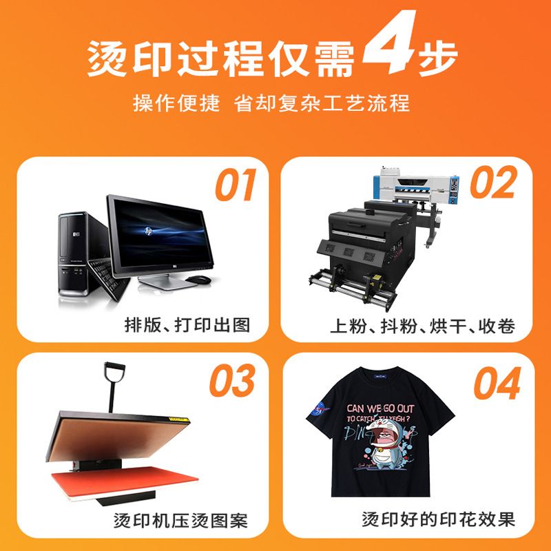 烫画打印机衣服裤子热转印机器DTF数码柯式服装T恤图案印花机喷墨,淘宝优惠券,粉丝福利购,淘宝优惠卷