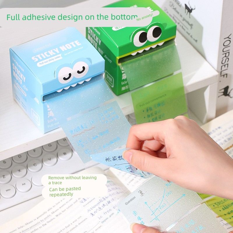 i人友好贴~上门取件贴纸多巴胺透明便利贴取件码退货记号贴指示牌 - 图1