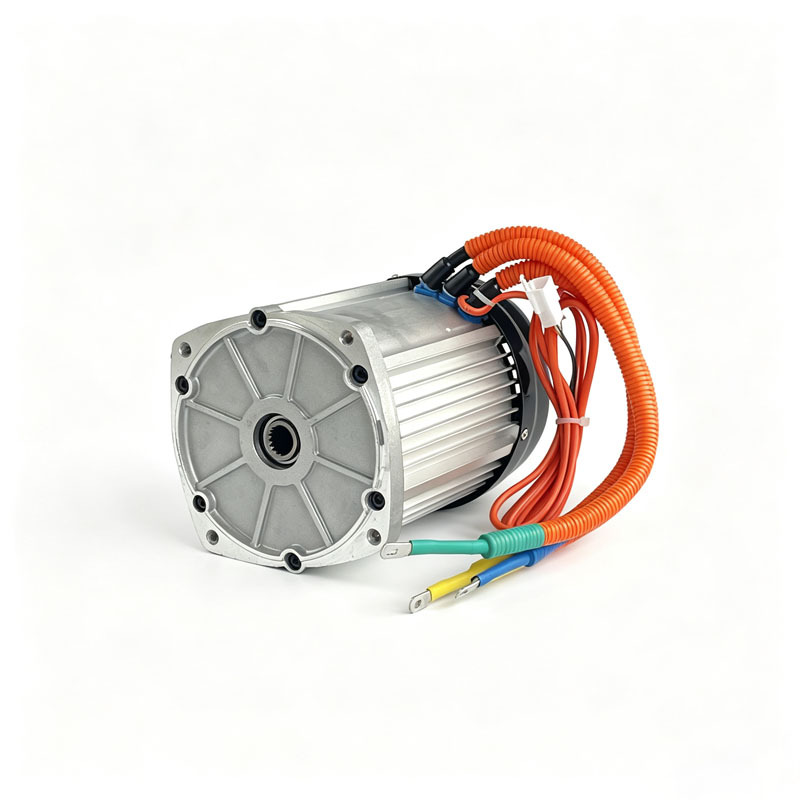 มอเตอร์ไฟฟ้าสามล้อ สายทองแดงแท้ ทรงสี่เหลี่ยม 60V72V1500W สำหรับยานยนต์ไฟฟ้าและยานพาหนะสี่ล้อ แบบ DC ไร้แปรงถ่าน 16 ฟัน