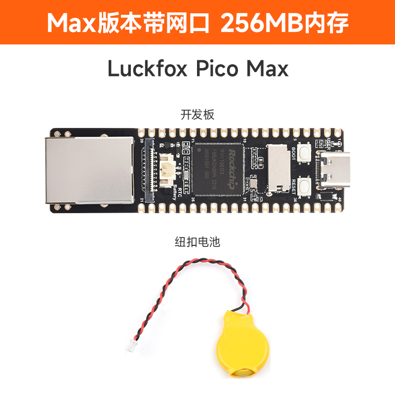 幸狐RV1106 Luckfox Pico Pro/Max微型Linux开发板RISC-V A7内核-图1