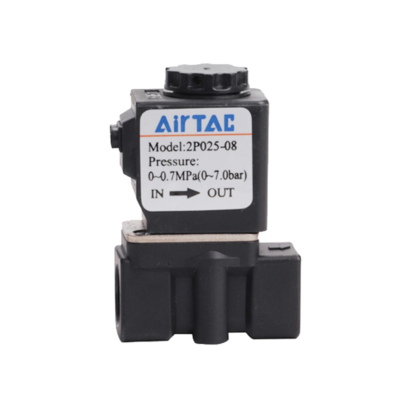 原装正品亚德客塑料二位二通直动电磁阀 2P025-08/06-A/B AirTAC - 图3