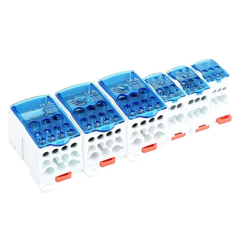 一进多出导轨式分线器端子ukk80A125A160A250A400A500A盒单级接线 - 图3