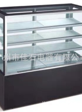 厂家批发 直角大理石 110V Cake cabinet 冷藏柜 圆弧蛋糕展示柜