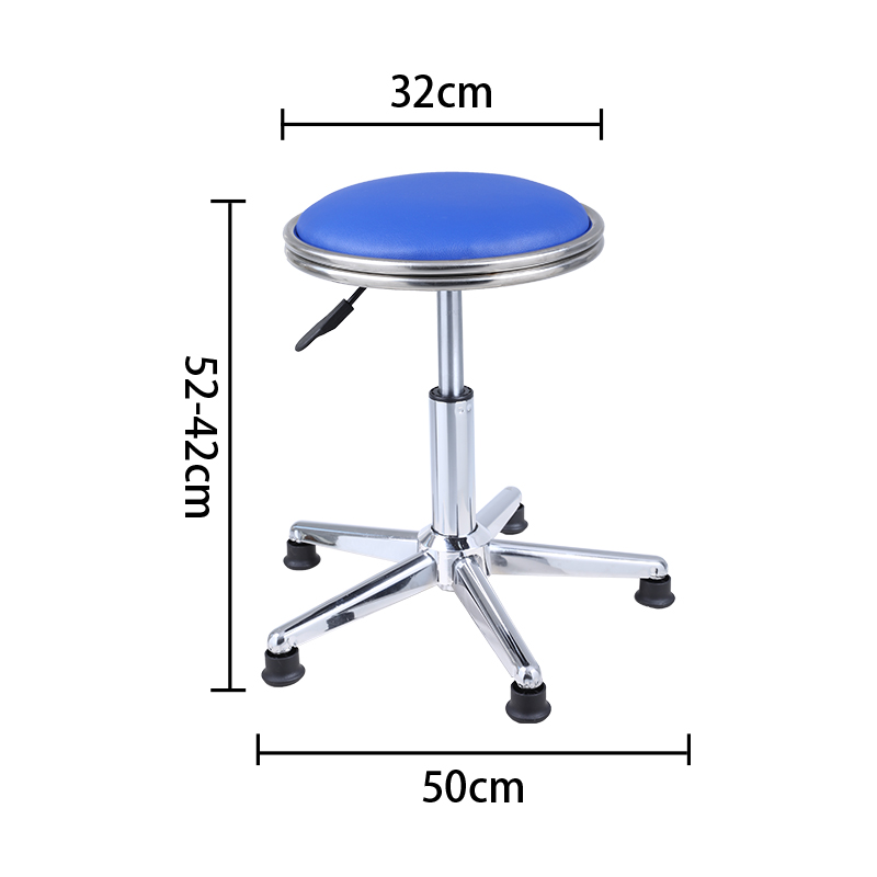 防静电升降凳工厂学校实验室车间流水线不锈钢旋转工作圆凳酒吧椅 - 图1