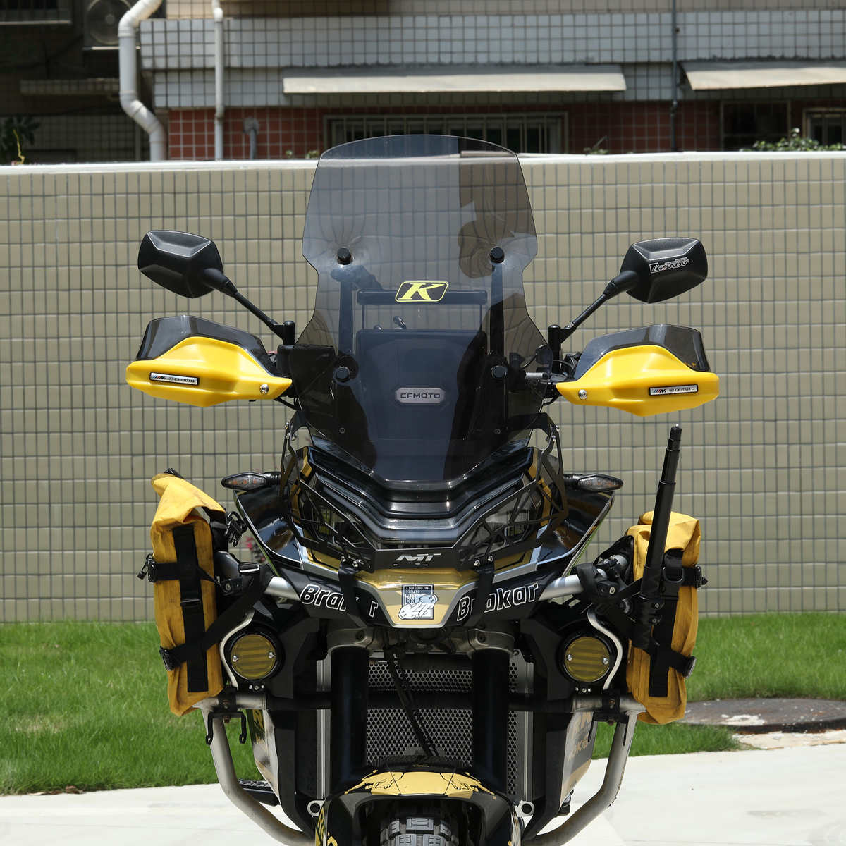 适用春风800MT改装护手边撑水箱网车把加高码雾灯保险杆胶挡泥板 - 图0