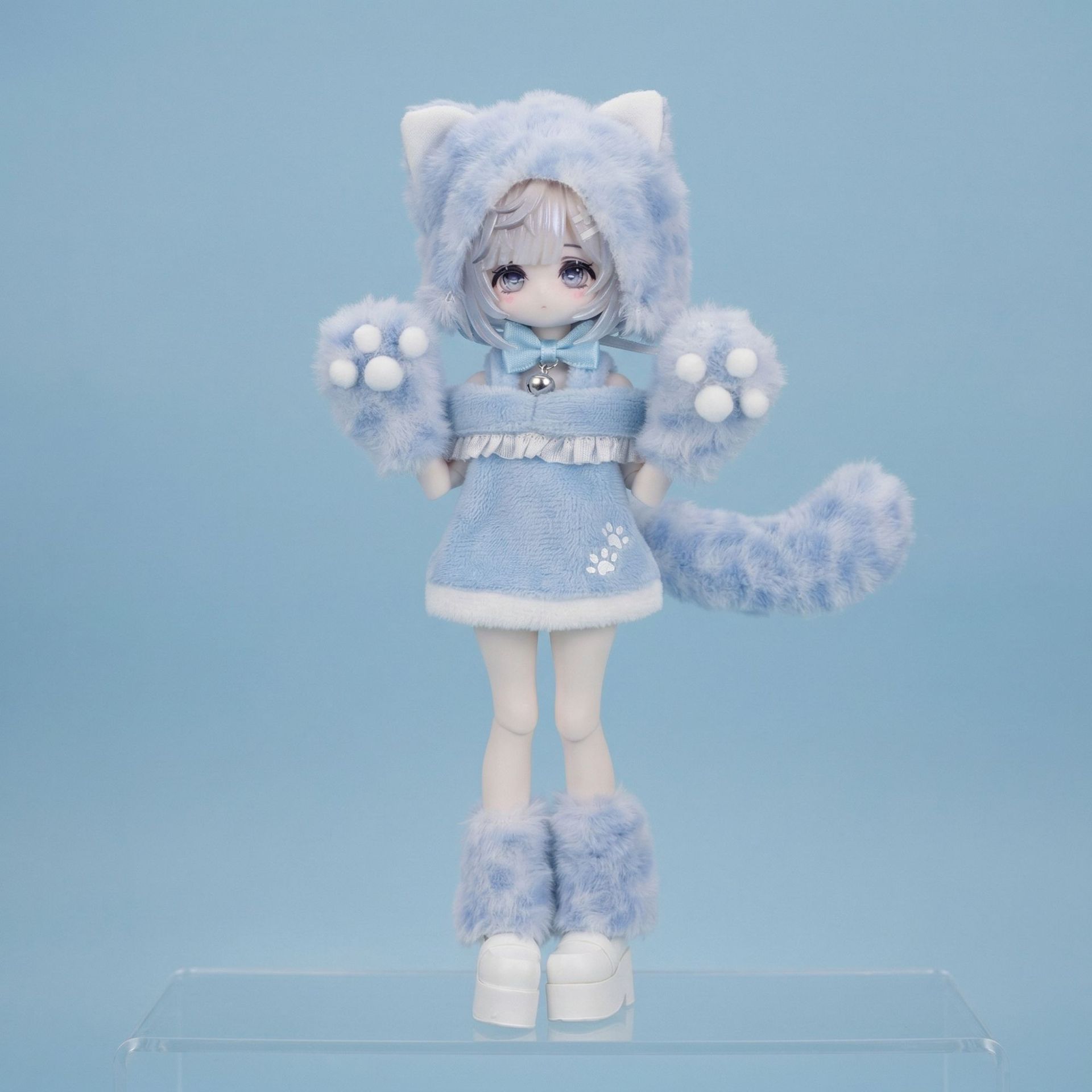 เสื้อผ้าตุ๊กตา Bjd 8 จุด Ob11 12 จุด สำหรับตุ๊กตาขนาด 11–17 ซม. ลาย Penny Bunny ร่างกายแบบ A Si ชุดเสื้อผ้าตุ๊กตาขยับได้ Ymy